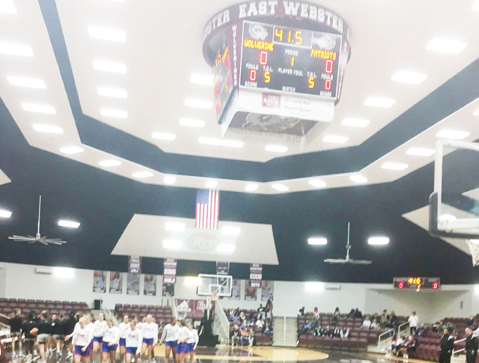 East Webster basketball